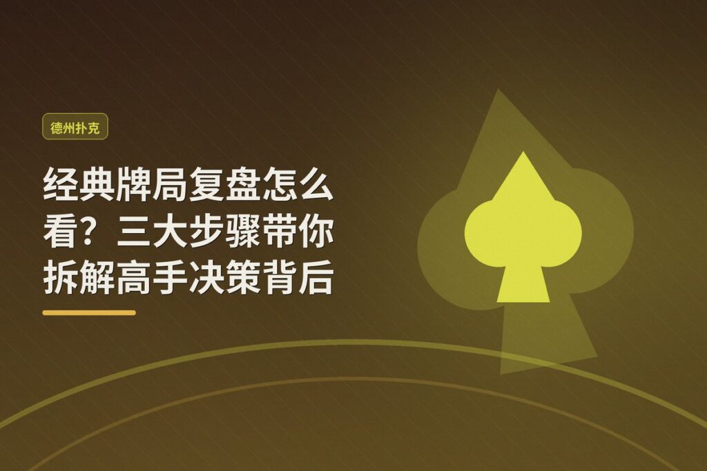 经典牌局复盘怎么看 - 经典牌局复盘怎么看?三大步骤带你拆解高手决策背后的逻辑