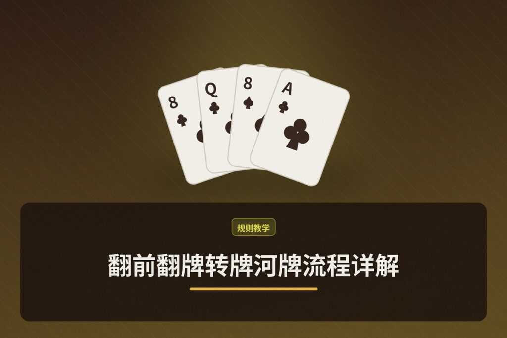 翻前翻牌转牌河牌流程详解 - 翻前翻牌转牌河牌流程详解：四条街决策要点全梳理