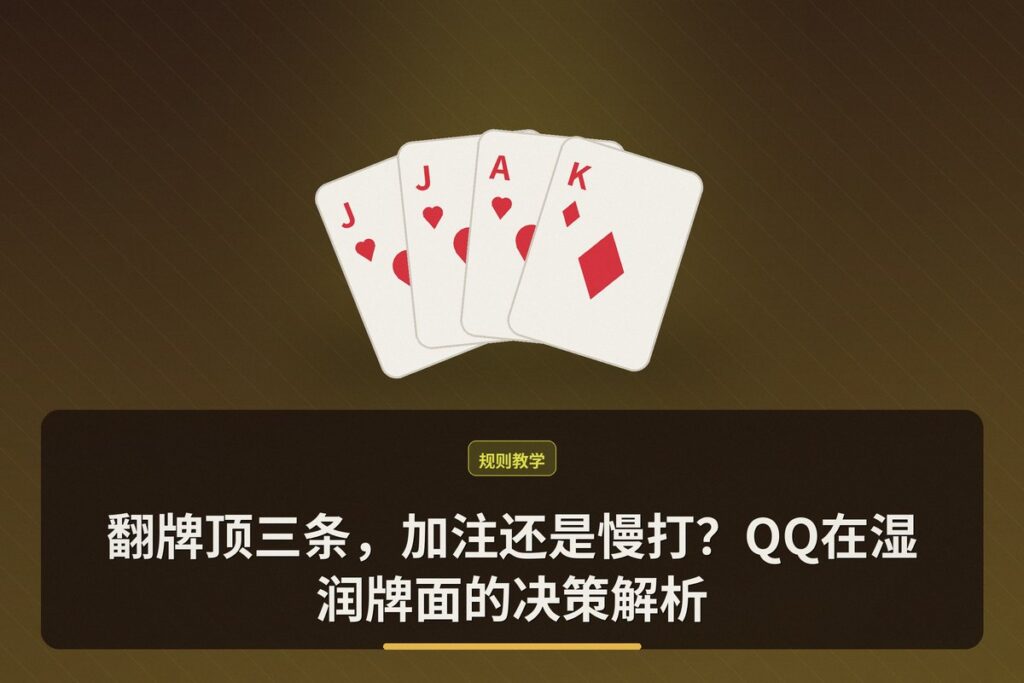 https://www.reddit.com/r/poker/comments/1ujngig/bad_play/ - 翻牌顶三条，加注还是慢打？QQ在湿润牌面的决策解析