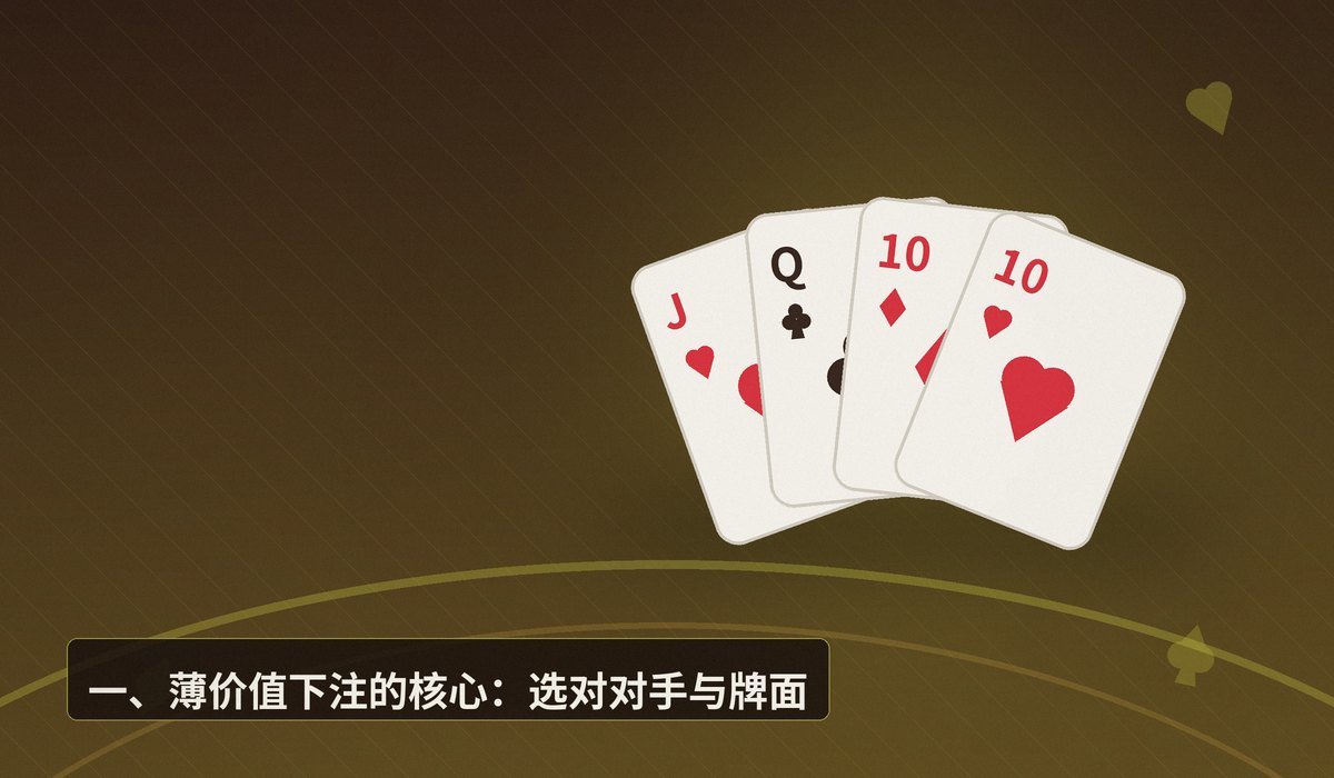 转牌圈薄价值下注思路 - 转牌圈薄价值下注:如何用中等牌榨取最大利润?