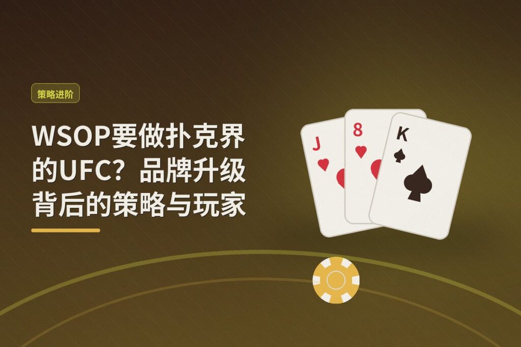 https://www.reddit.com/r/poker/comments/1ue7w0n/wsop_coo_says_they_want_to_be_the_ufc_of_poker/ - WSOP要做扑克界的UFC？品牌升级背后的策略与玩家影