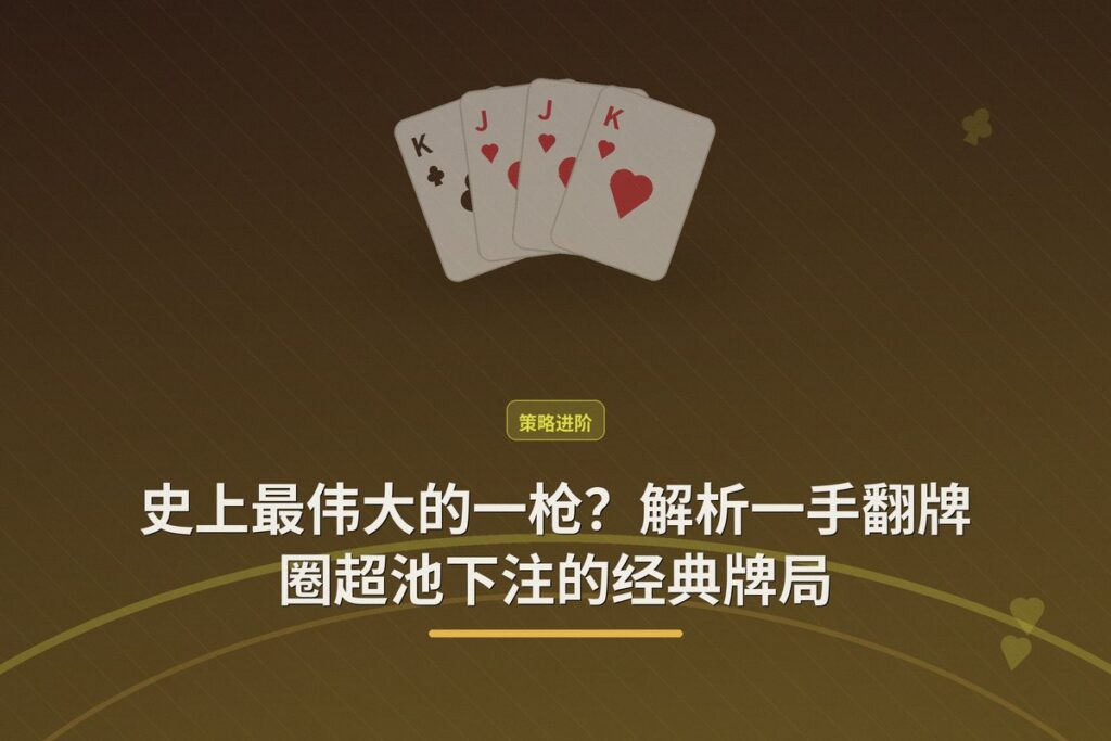 https://www.reddit.com/r/poker/comments/1ujaypl/maybe_a_bit_of_an_exaggeration_but_this_is_one_of/ - 史上最伟大的一枪？解析一手翻牌圈超池下注的经典牌