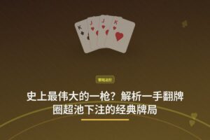 https://www.reddit.com/r/poker/comments/1ujaypl/maybe_a_bit_of_an_exaggeration_but_this_is_one_of/ - 史上最伟大的一枪？解析一手翻牌圈超池下注的经典牌